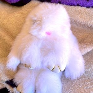 White fur rabbit